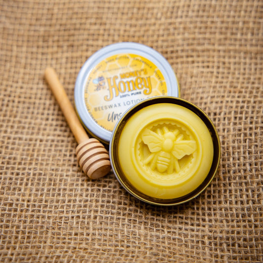 Beeswax & Honey Lotion Bar - Money's Honey