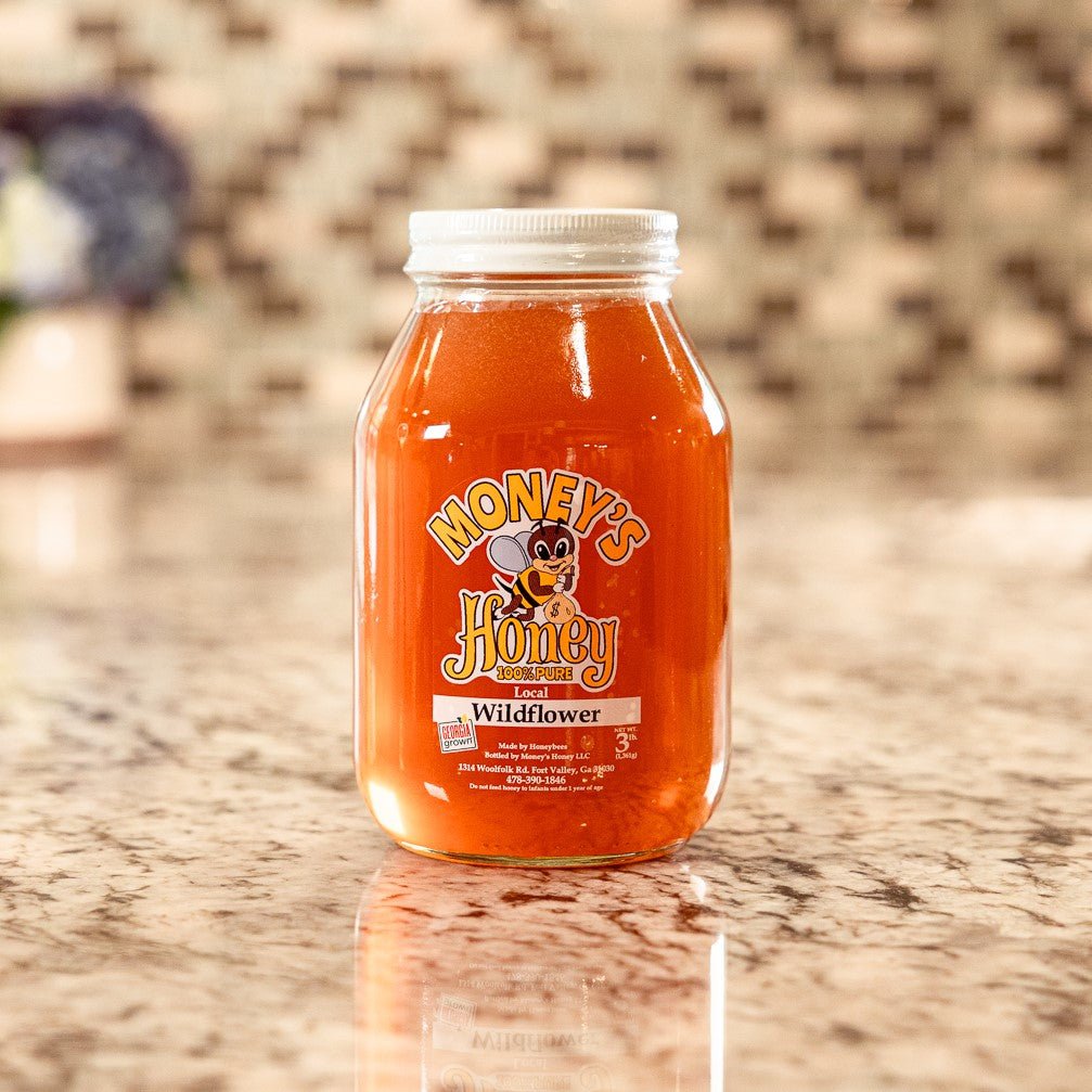 100% Pure Local Wildflower Honey - Money's Honey