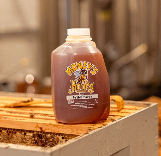 100% Pure Local Wildflower Honey - Money's Honey