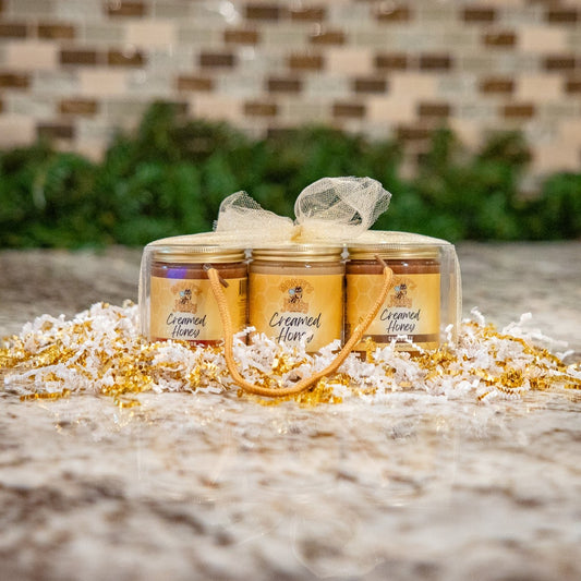 Set of 3 Creamed Honey Gift Box